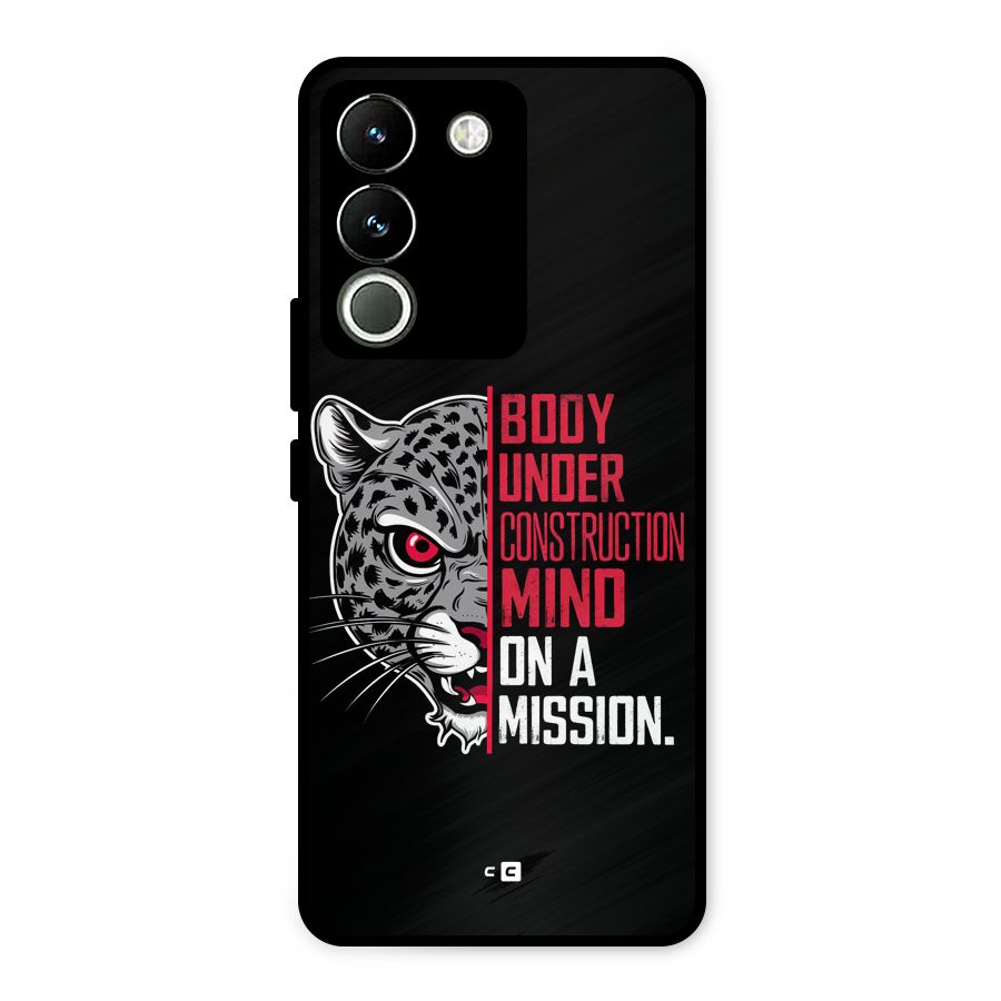 Mind On A Mission Metal Back Case for Vivo Y200