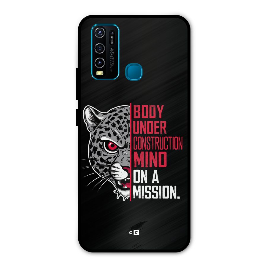 Mind On A Mission Metal Back Case for Vivo Y30