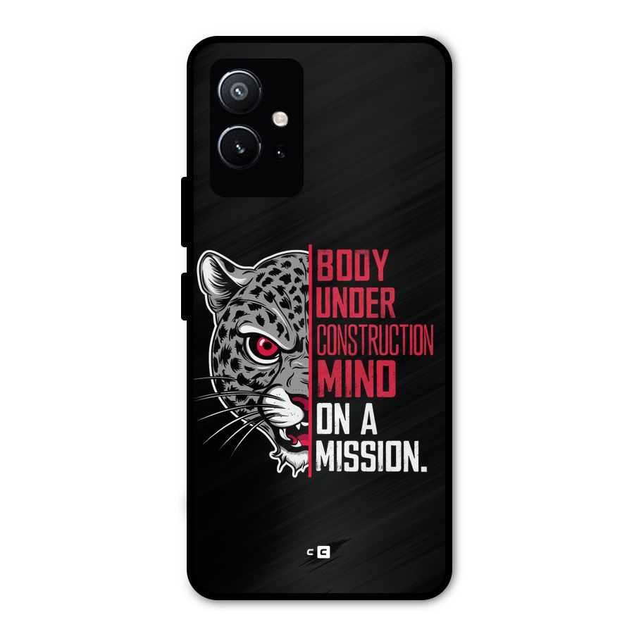 Mind On A Mission Metal Back Case for Vivo Y75 5G
