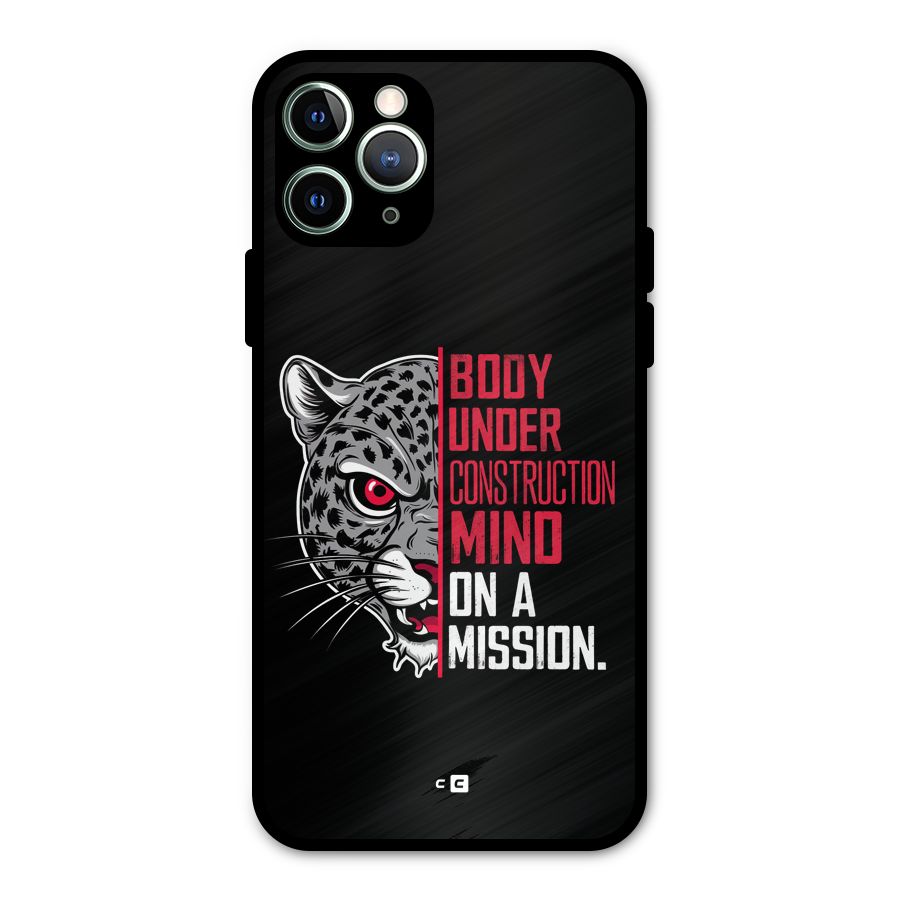 Mind On A Mission Metal Back Case for iPhone 11 Pro Max