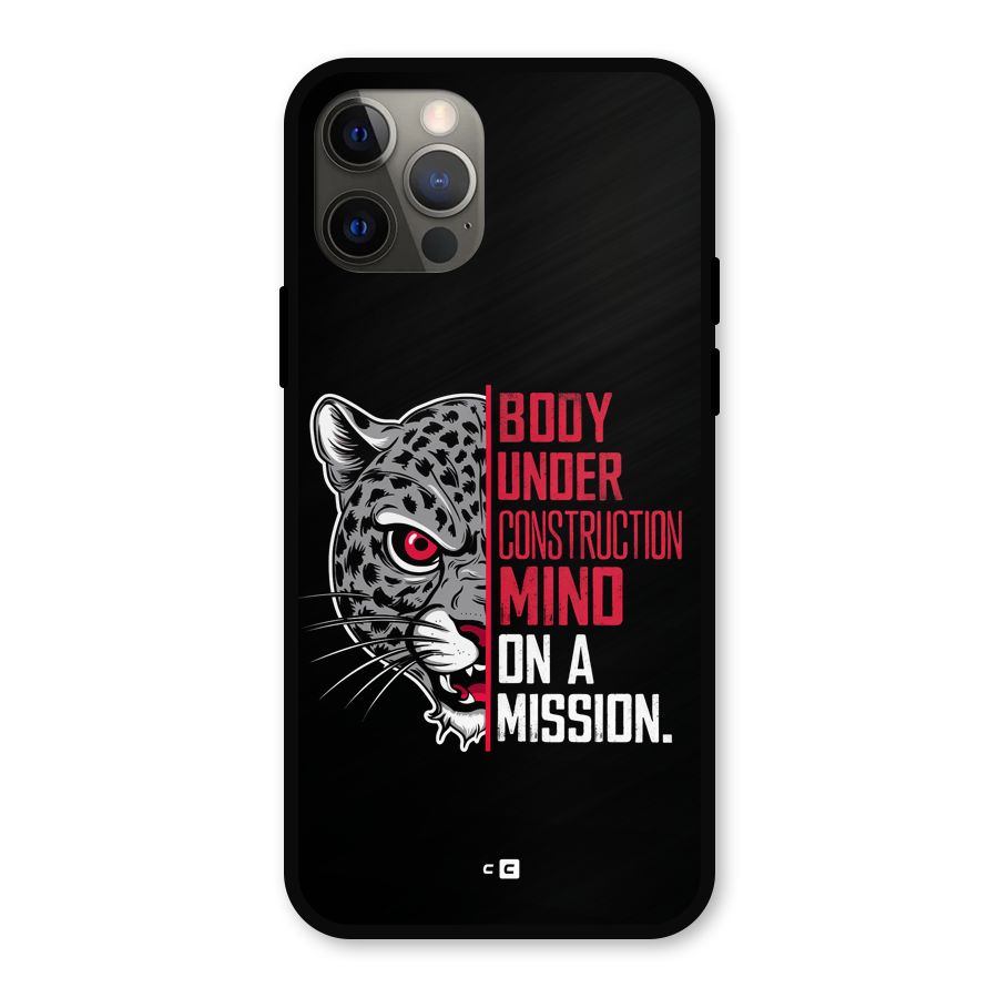 Mind On A Mission Metal Back Case for iPhone 12 Pro