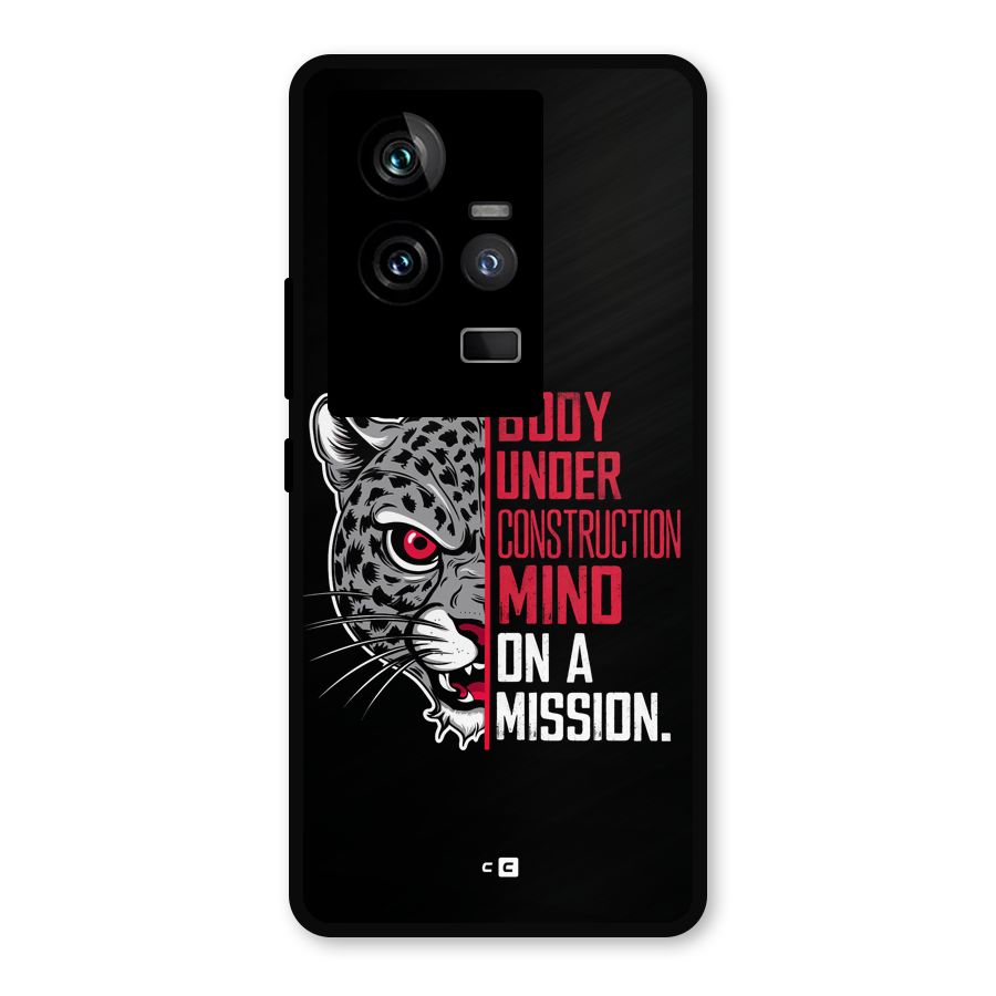 Mind On A Mission Metal Back Case for iQOO 11 5G