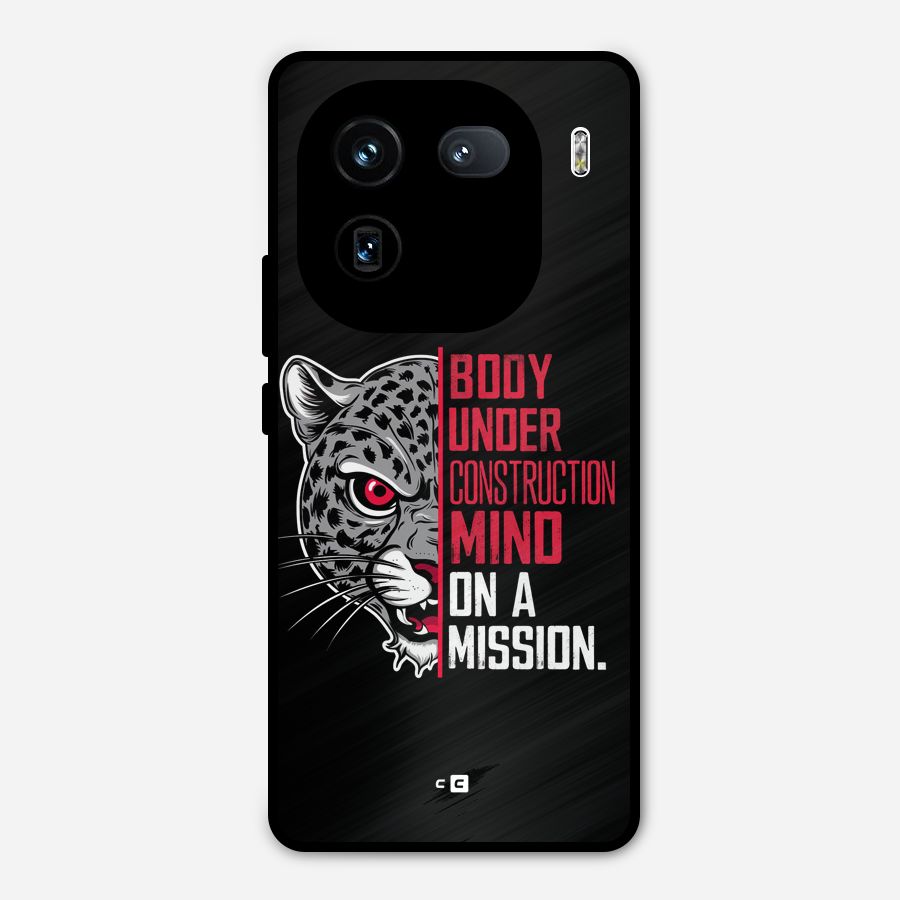 Mind On A Mission Metal Back Case for iQOO 12