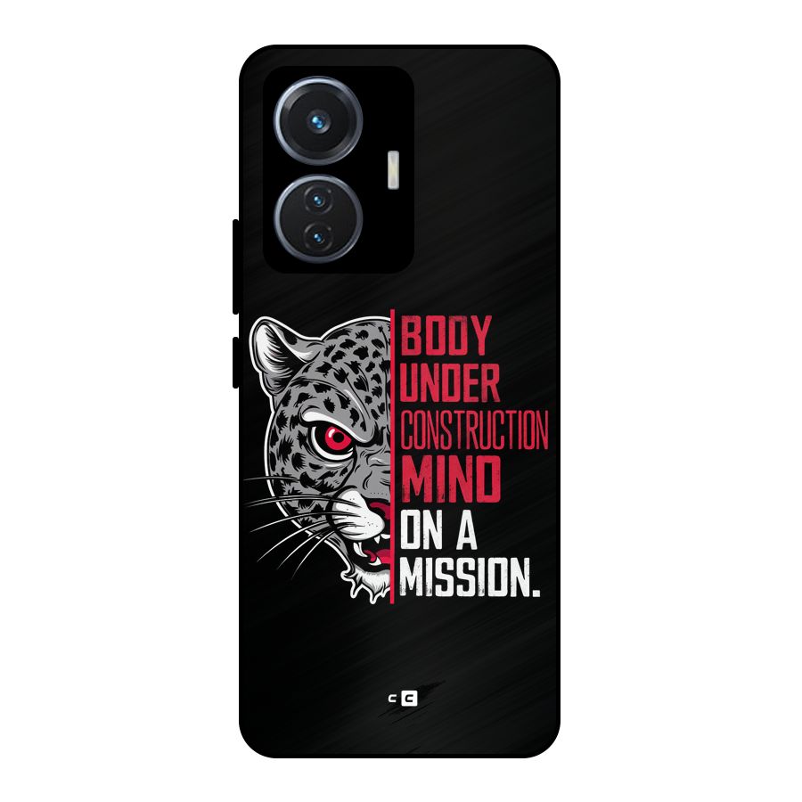 Mind On A Mission Metal Back Case for iQOO Z6 44W