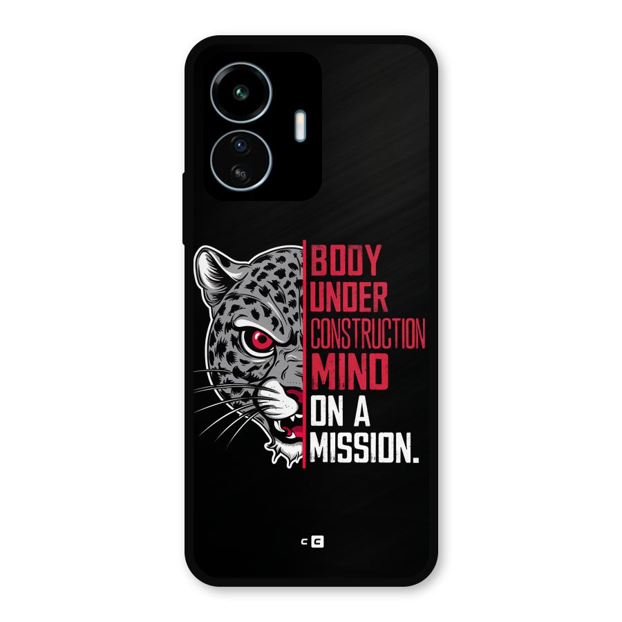 Mind On A Mission Metal Back Case for vivo iQOO Z6 Lite 5G