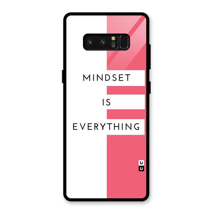Mindset is Everything Glass Back Case for Galaxy Note 8