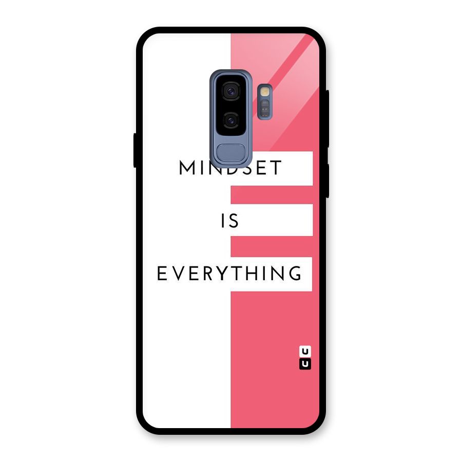 Mindset is Everything Glass Back Case for Galaxy S9 Plus