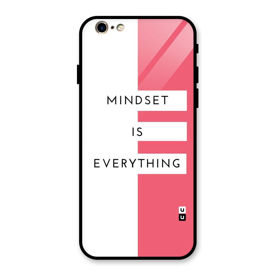 Mindset is Everything Glass Back Case for iPhone 6 6S