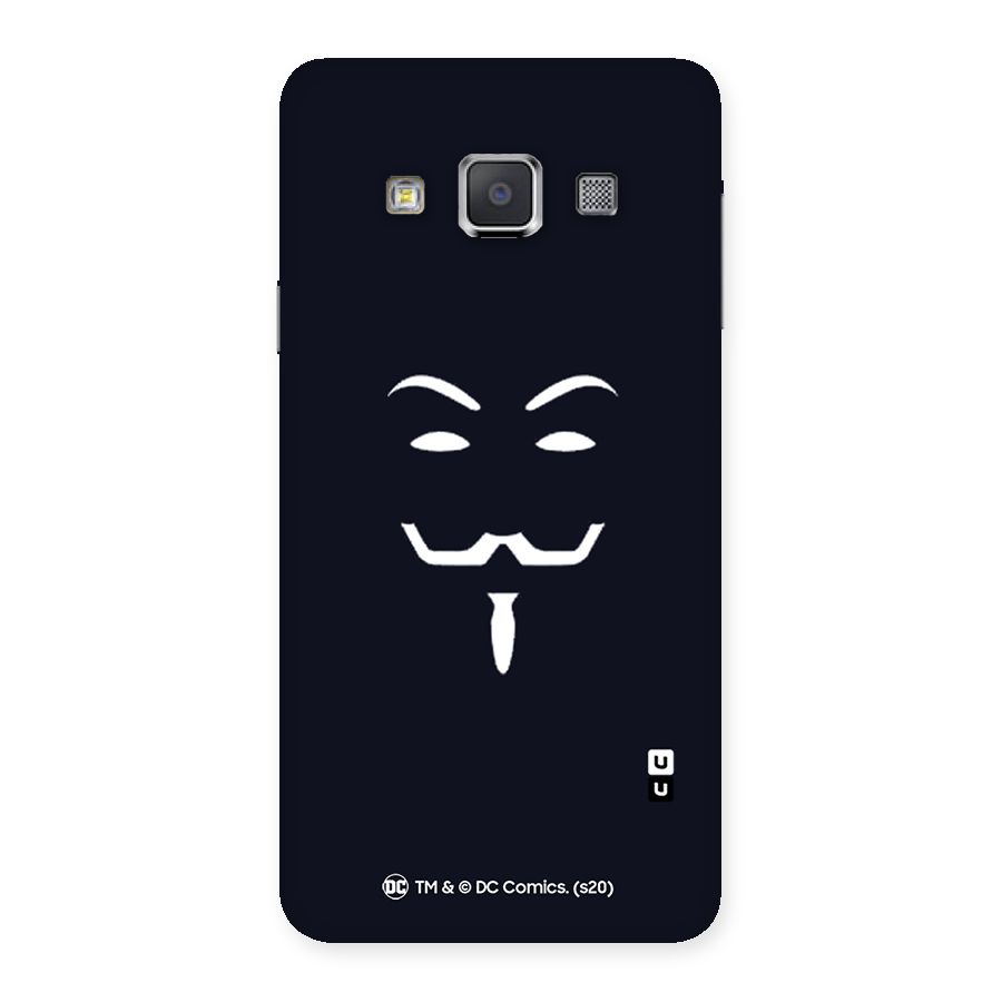 Minimal Anonymous Mask Back Case for Galaxy A3