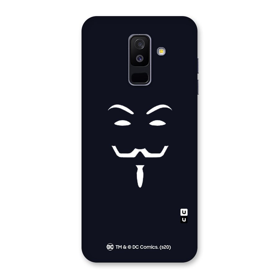 Minimal Anonymous Mask Back Case for Galaxy A6 Plus