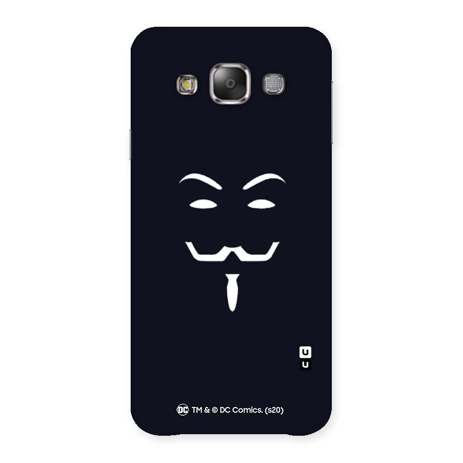 Minimal Anonymous Mask Back Case for Galaxy E7
