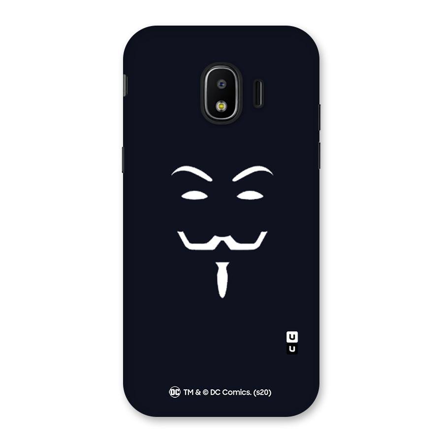 Minimal Anonymous Mask Back Case for Galaxy J2 Pro 2018