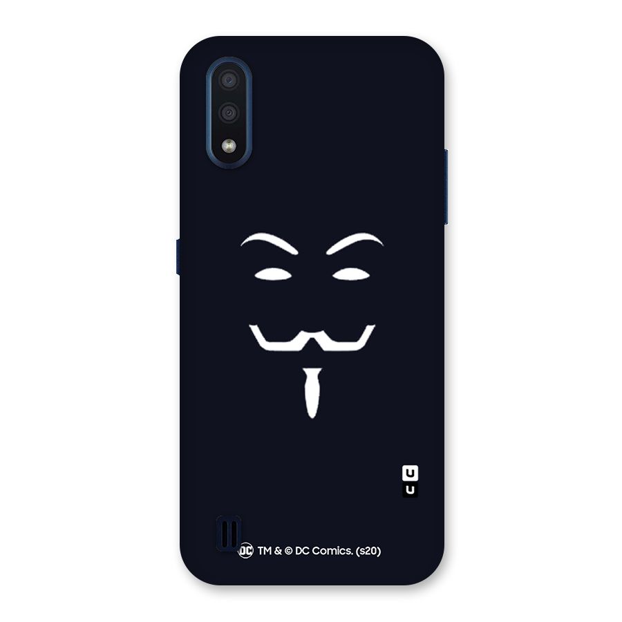 Minimal Anonymous Mask Back Case for Galaxy M01