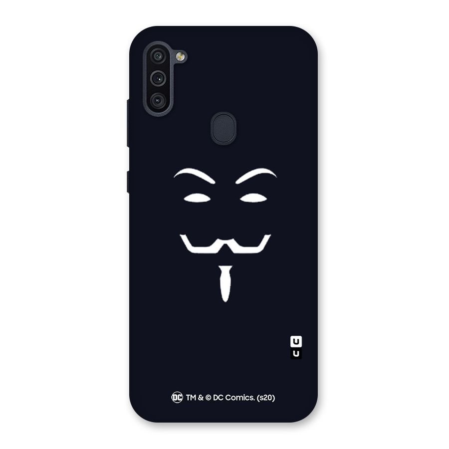 Minimal Anonymous Mask Back Case for Galaxy M11