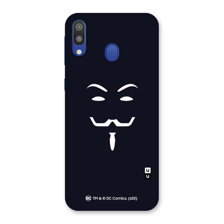 Minimal Anonymous Mask Back Case for Galaxy M20