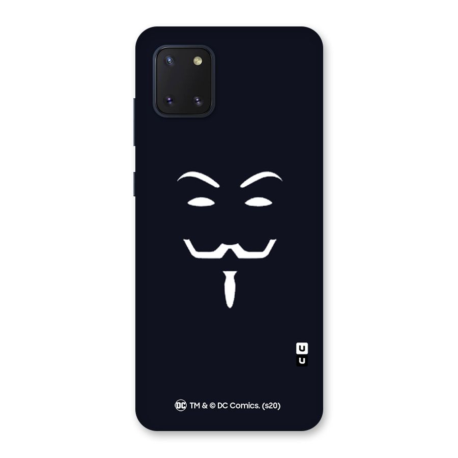 Minimal Anonymous Mask Back Case for Galaxy Note 10 Lite