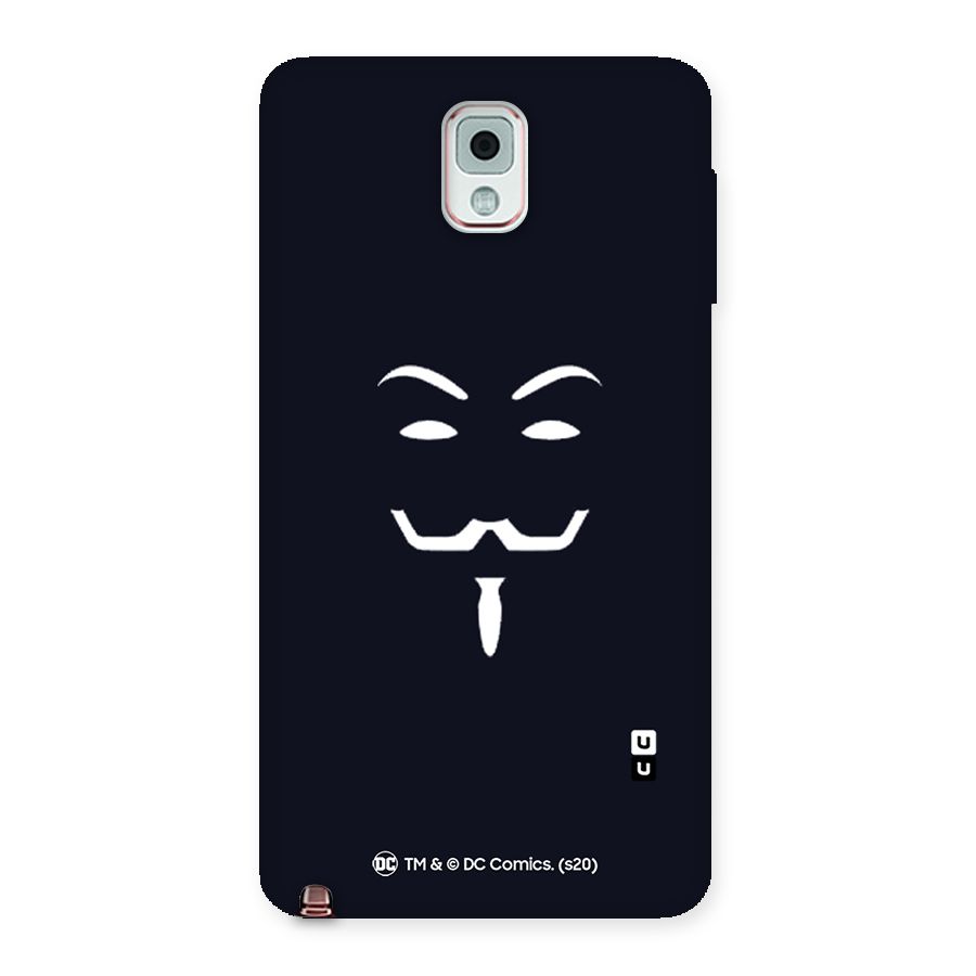 Minimal Anonymous Mask Back Case for Galaxy Note 3