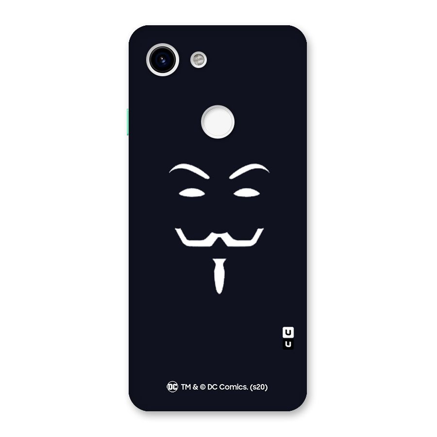 Minimal Anonymous Mask Back Case for Google Pixel 3