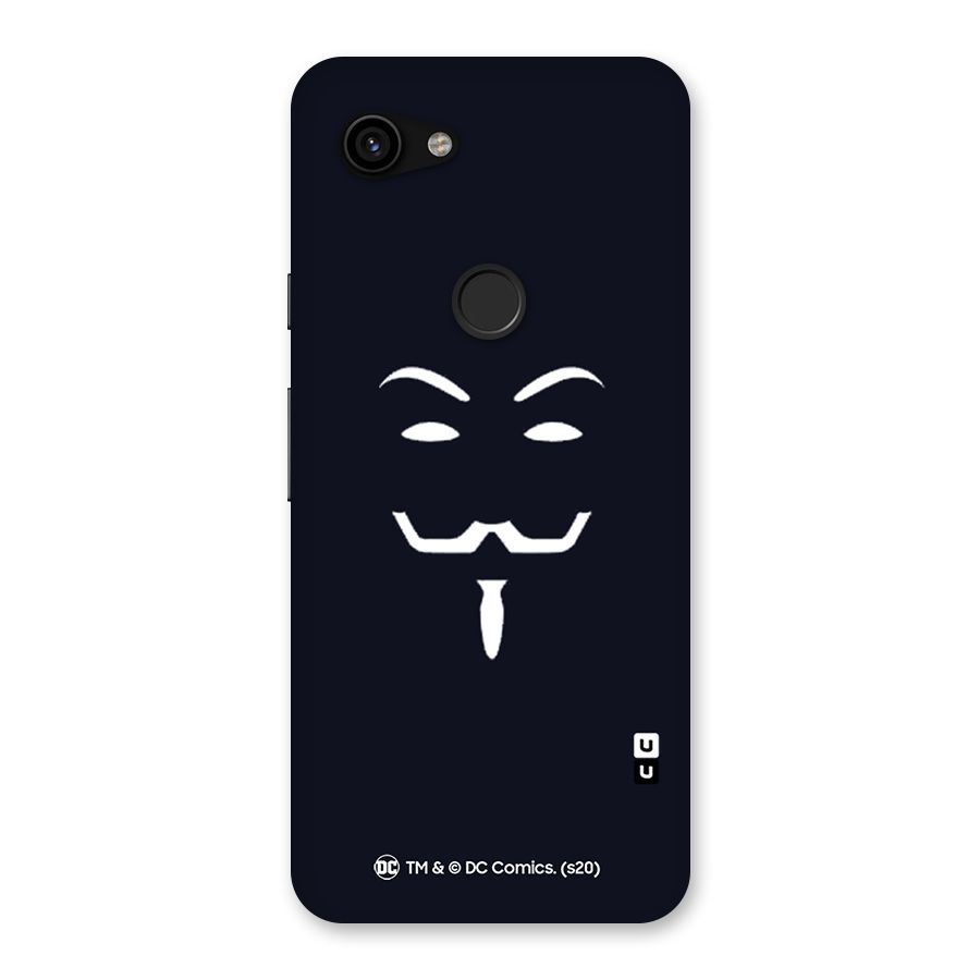Minimal Anonymous Mask Back Case for Google Pixel 3a