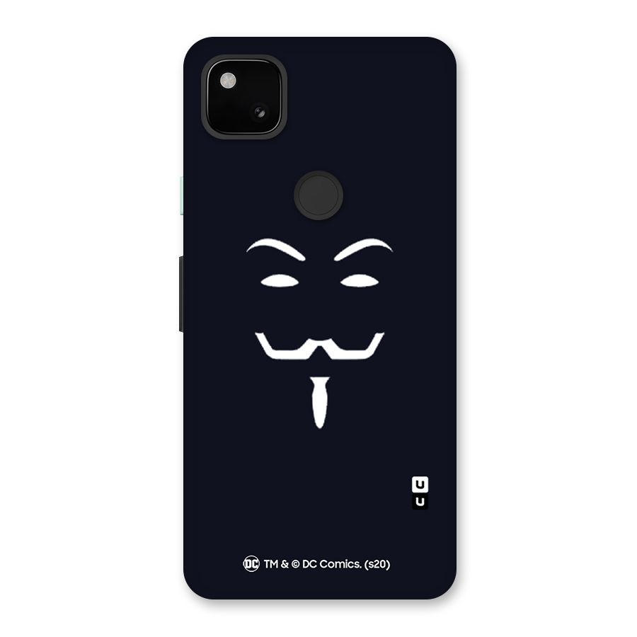 Minimal Anonymous Mask Back Case for Google Pixel 4a