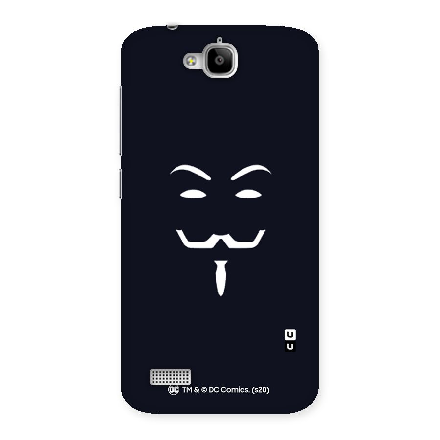 Minimal Anonymous Mask Back Case for Honor Holly