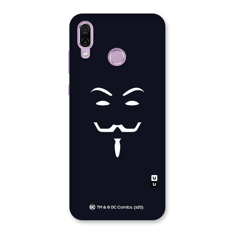 Minimal Anonymous Mask Back Case for Honor Play
