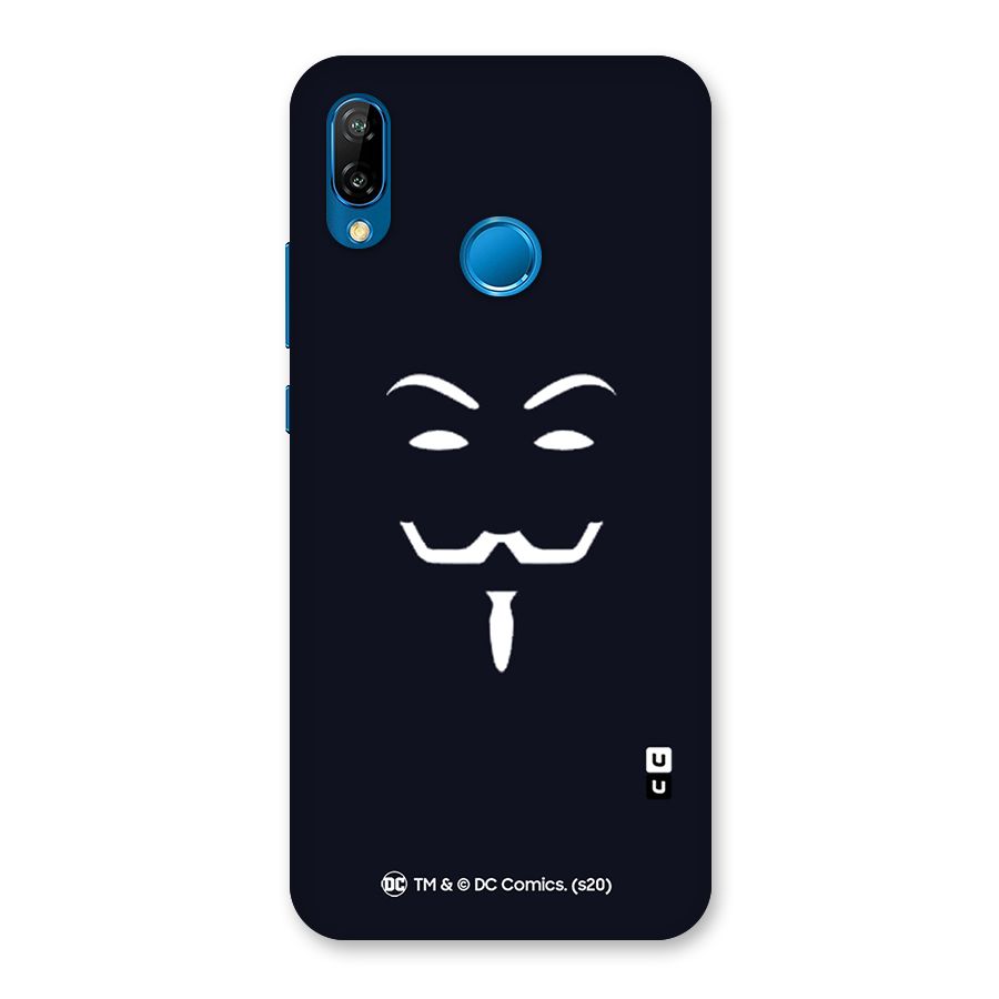 Minimal Anonymous Mask Back Case for Huawei P20 Lite