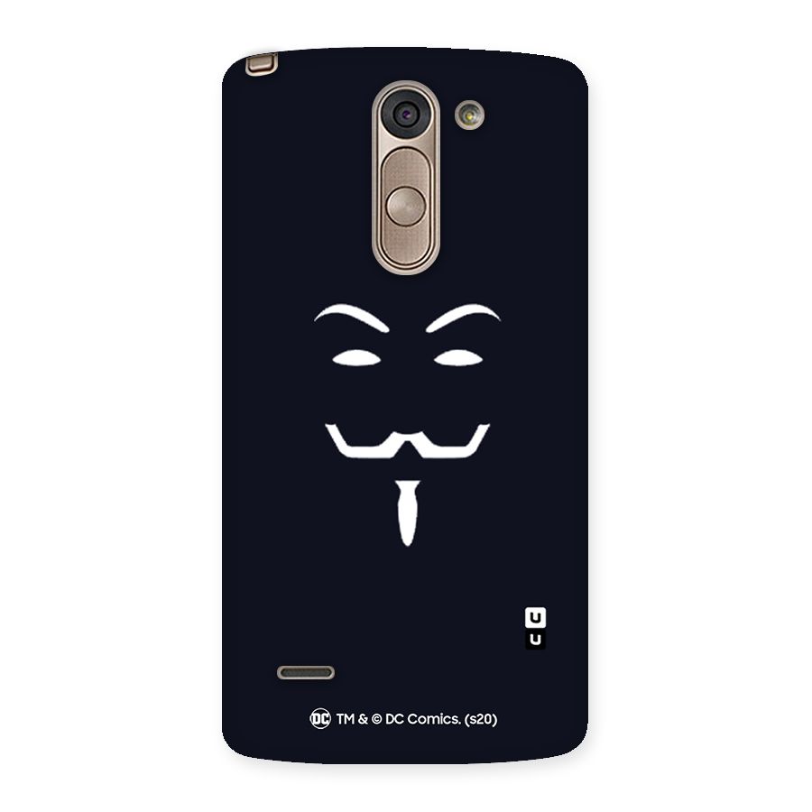 Minimal Anonymous Mask Back Case for LG G3 Stylus