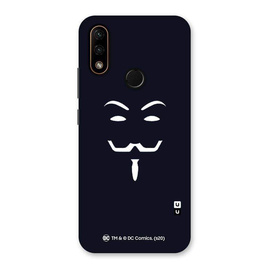 Minimal Anonymous Mask Back Case for Lenovo A6 Note