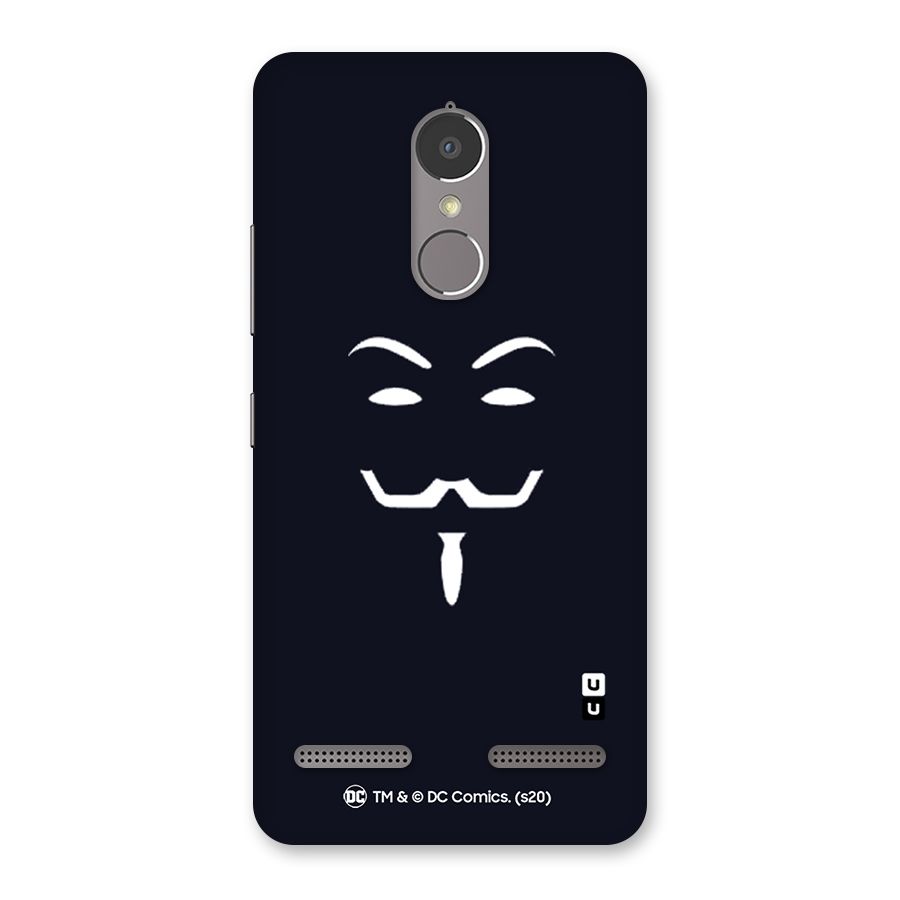 Minimal Anonymous Mask Back Case for Lenovo K6