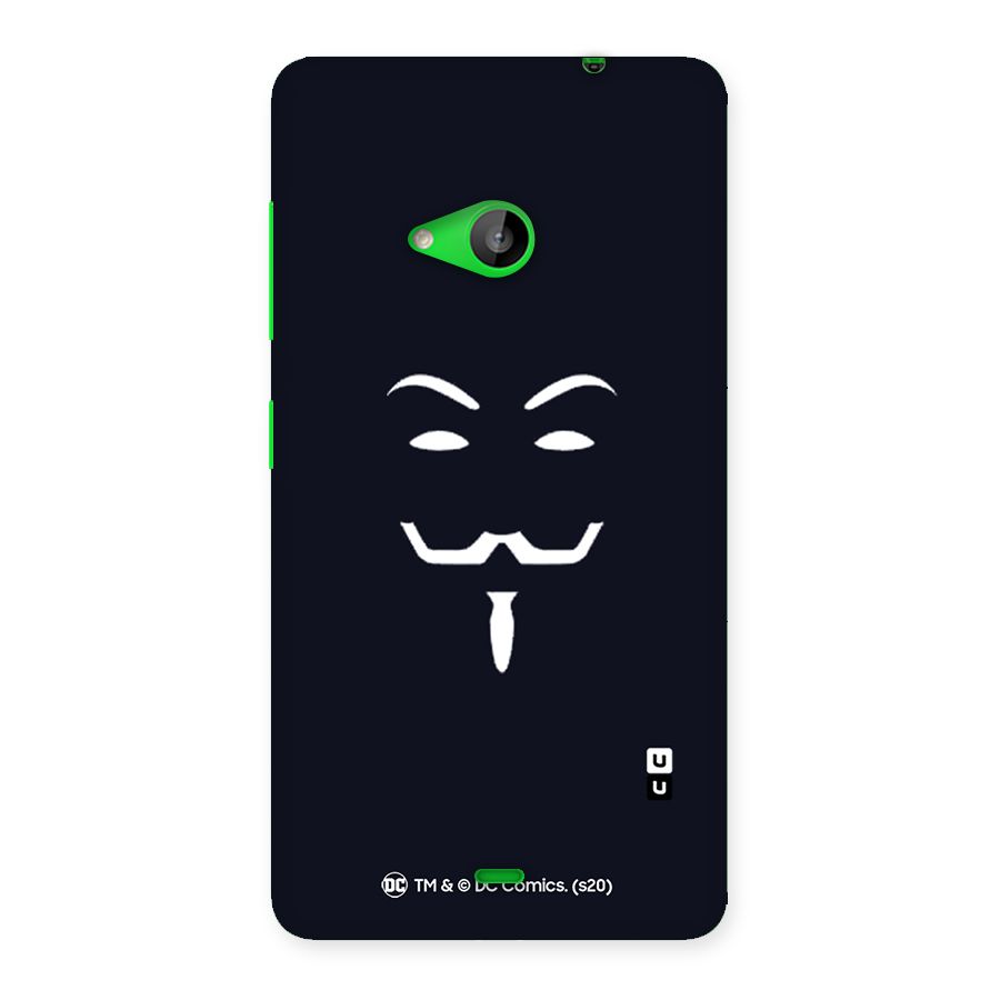 Minimal Anonymous Mask Back Case for Lumia 535