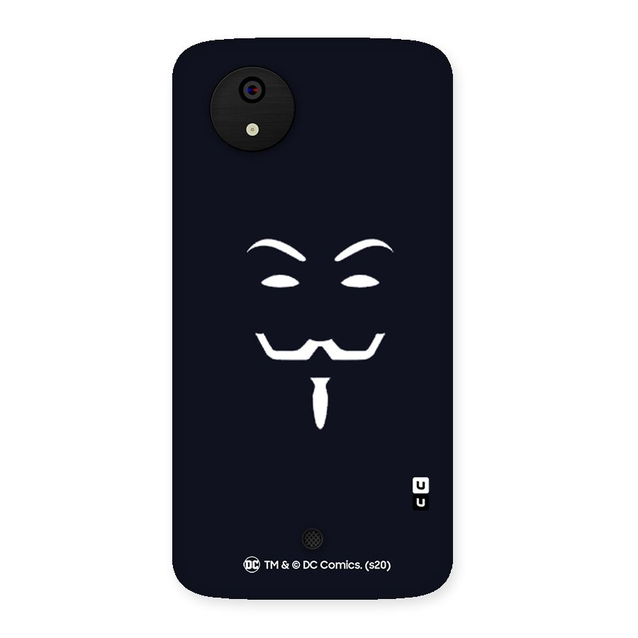 Minimal Anonymous Mask Back Case for Micromax Canvas A1