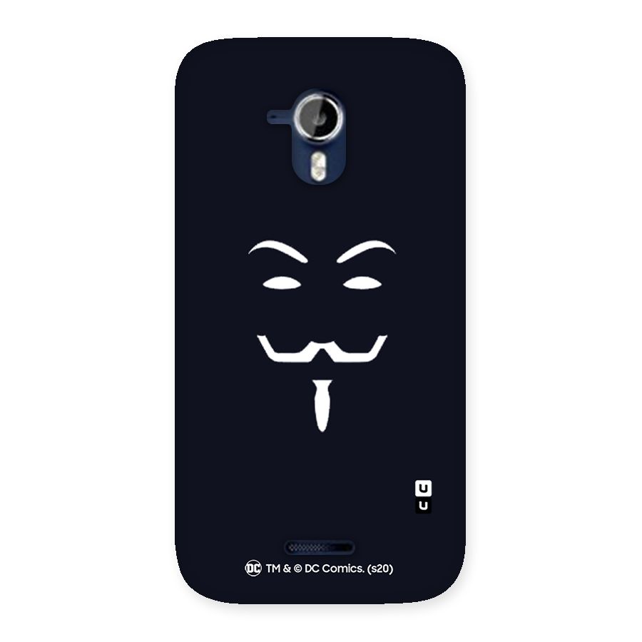 Minimal Anonymous Mask Back Case for Micromax Canvas Magnus A117