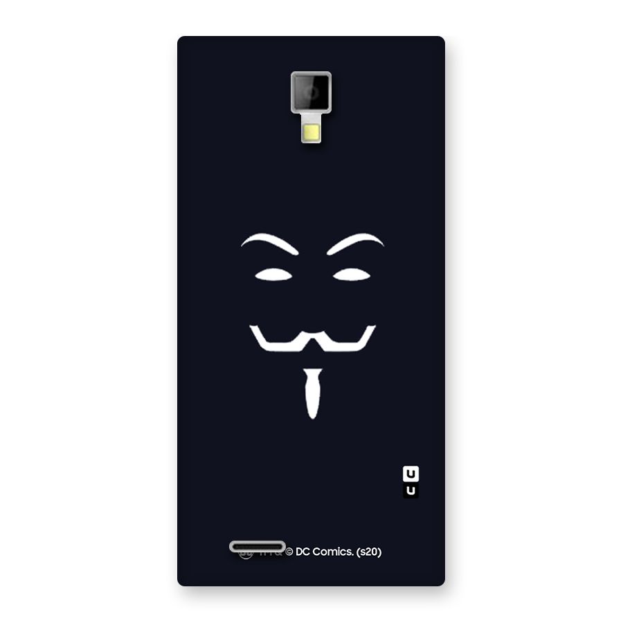 Minimal Anonymous Mask Back Case for Micromax Canvas Xpress A99