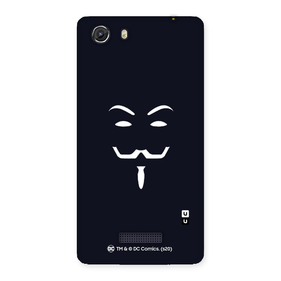 Minimal Anonymous Mask Back Case for Micromax Unite 3