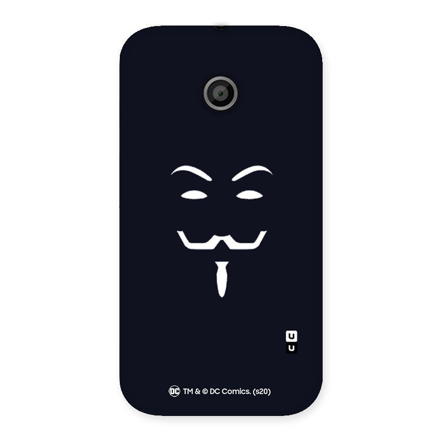 Minimal Anonymous Mask Back Case for Moto E