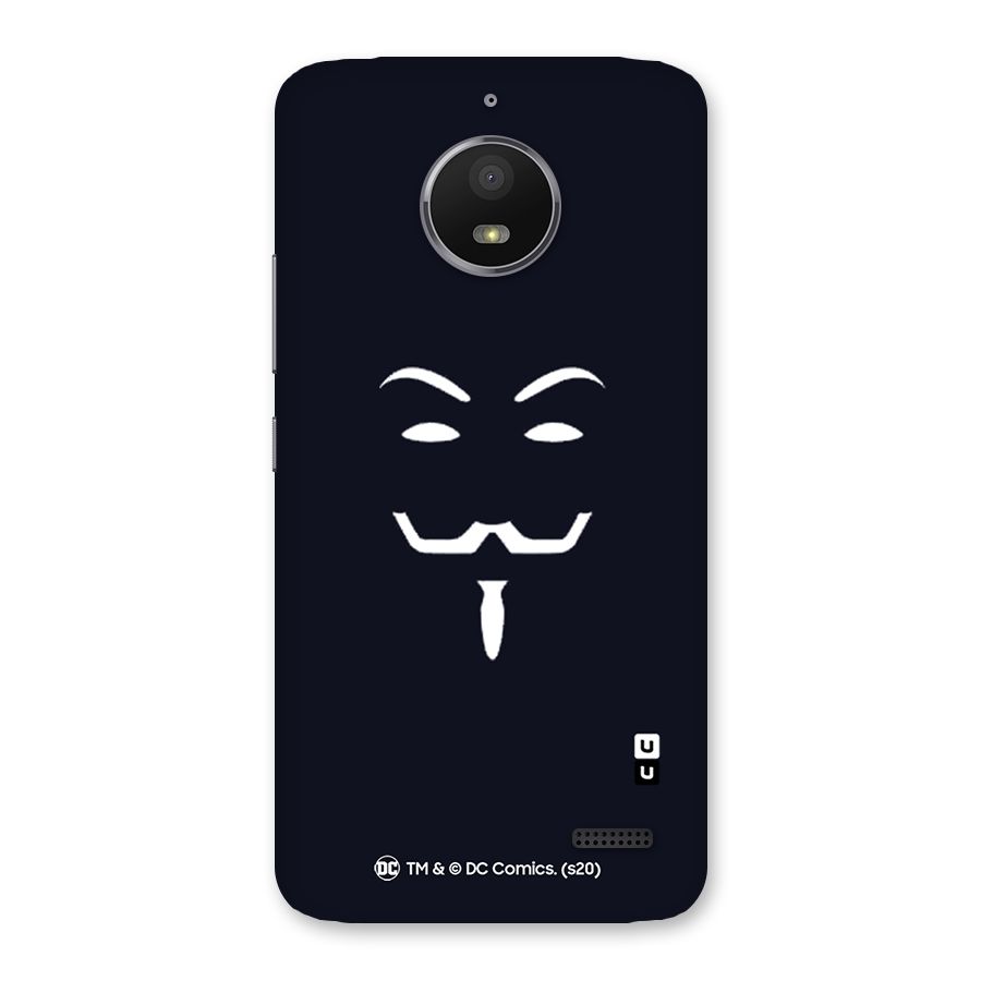 Minimal Anonymous Mask Back Case for Moto E4