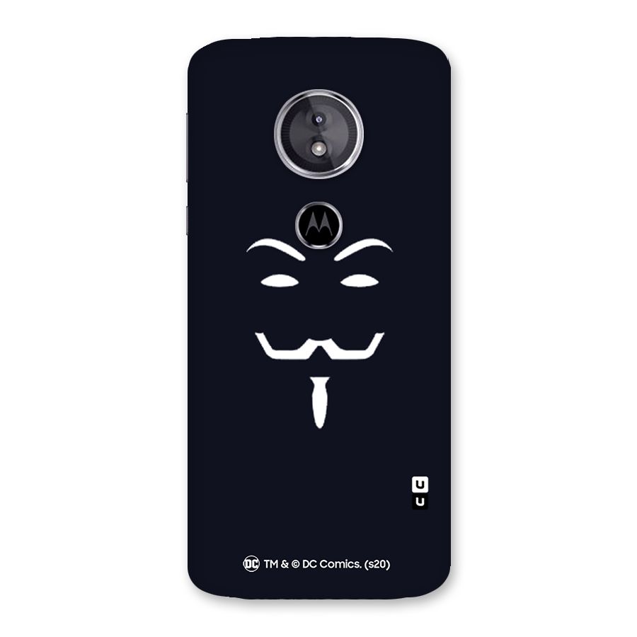 Minimal Anonymous Mask Back Case for Moto E5