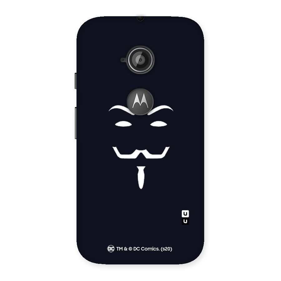 Minimal Anonymous Mask Back Case for Moto E 2nd Gen