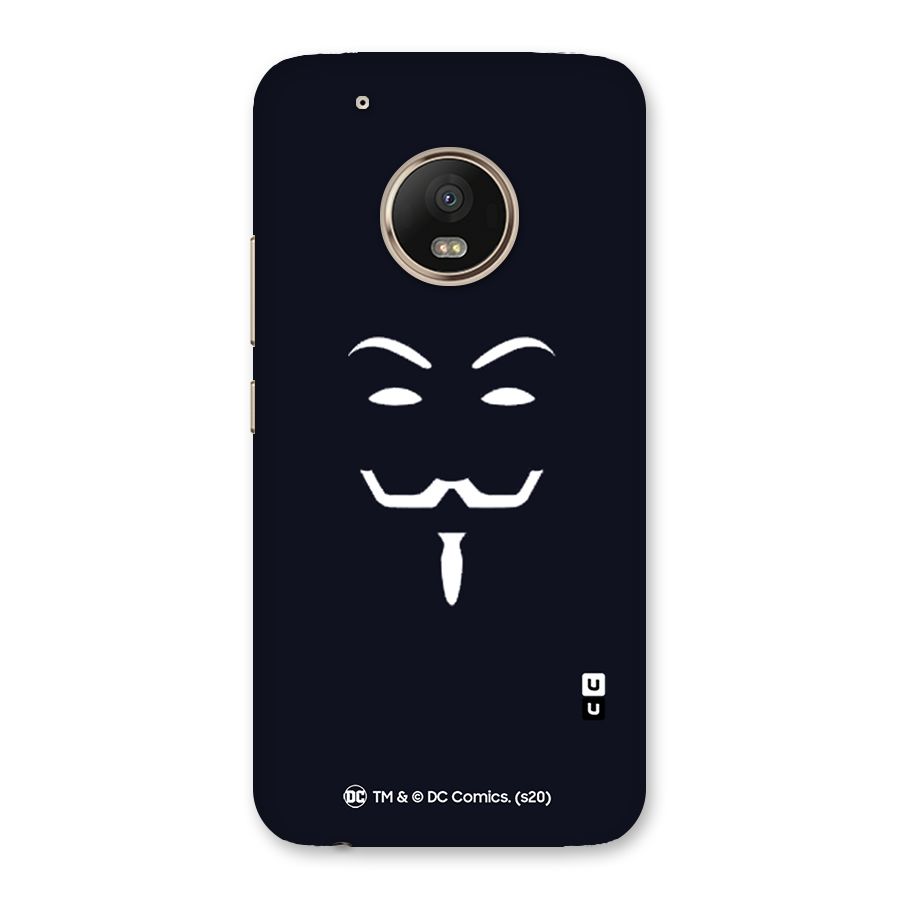 Minimal Anonymous Mask Back Case for Moto G5 Plus