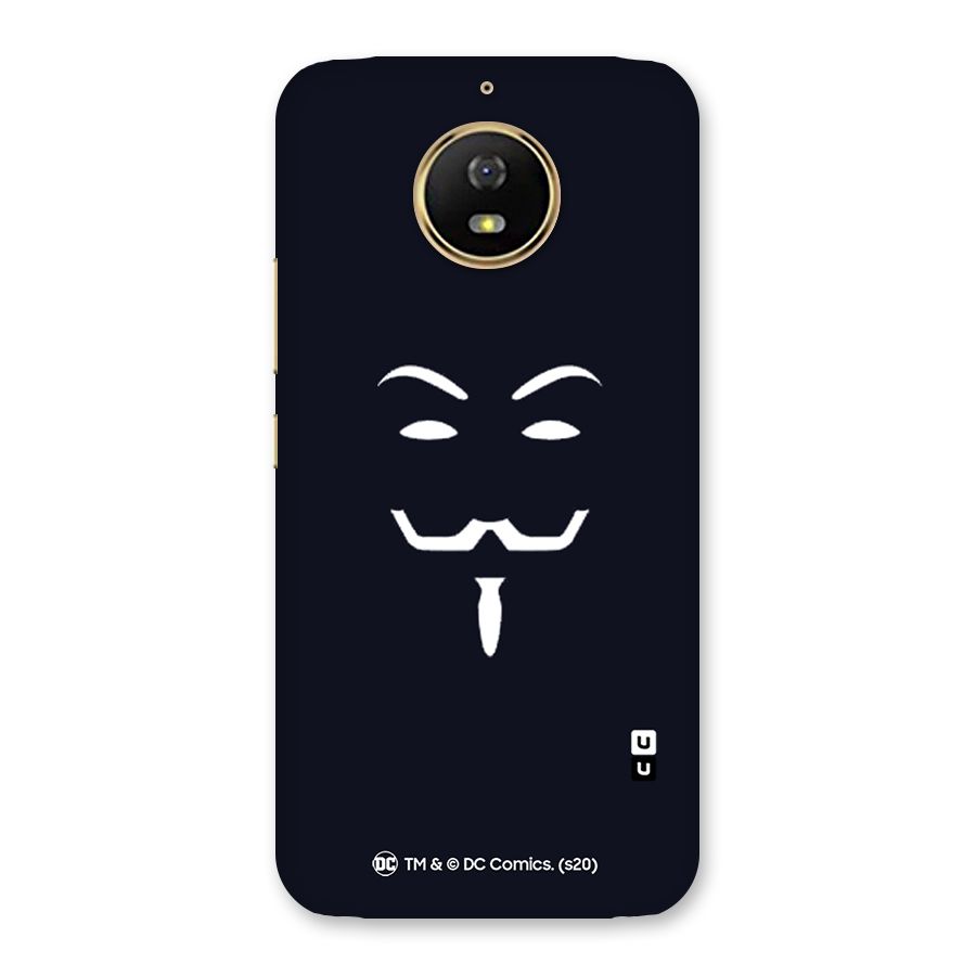 Minimal Anonymous Mask Back Case for Moto G5s