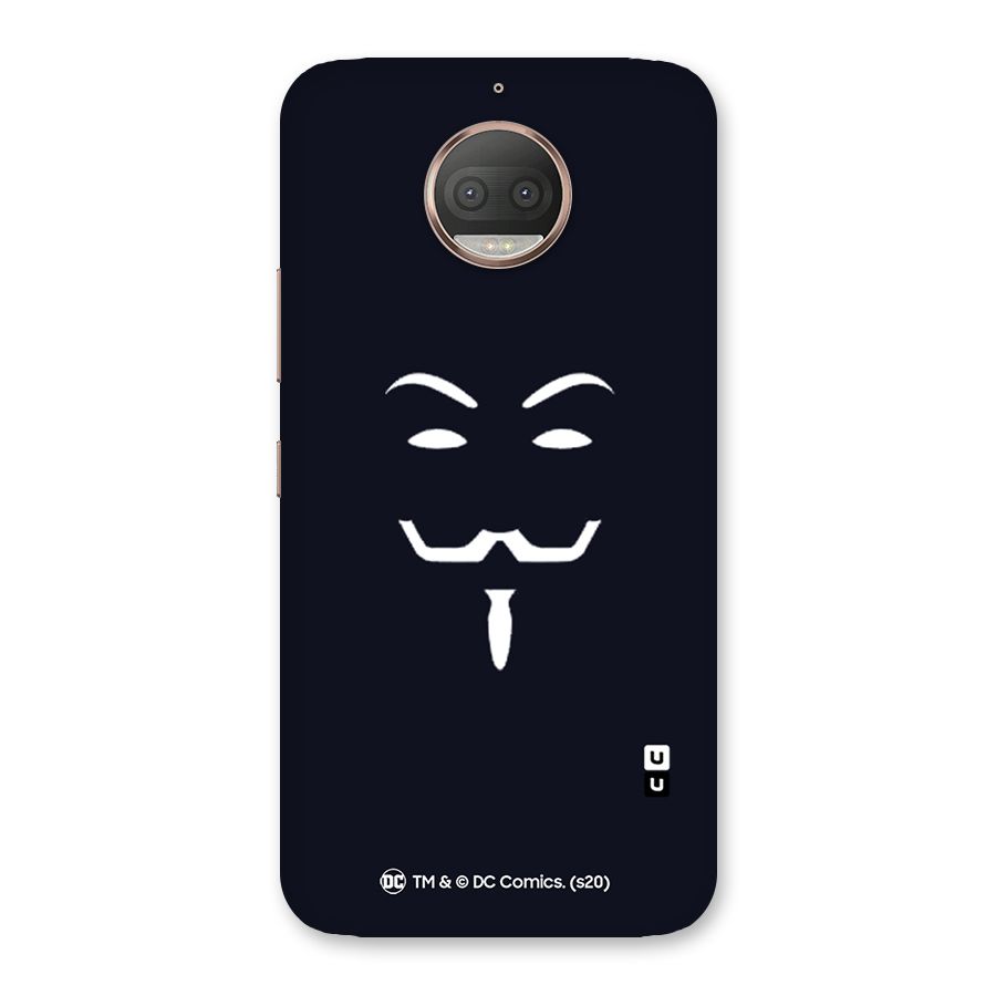 Minimal Anonymous Mask Back Case for Moto G5s Plus