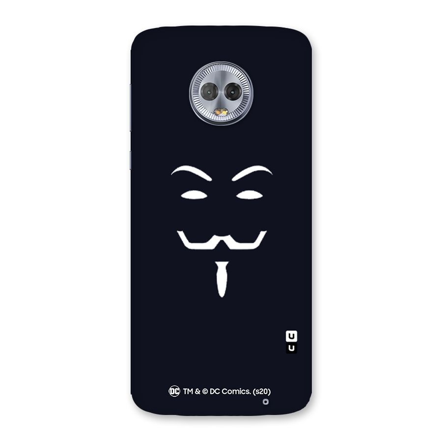 Minimal Anonymous Mask Back Case for Moto G6 Plus