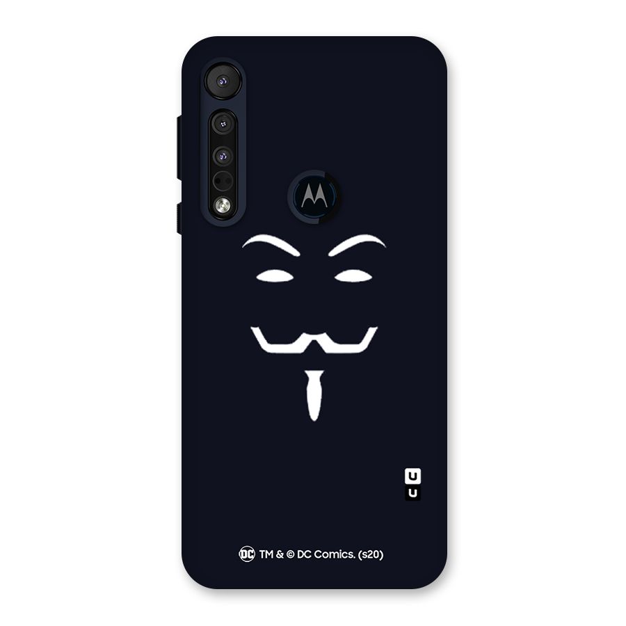 Minimal Anonymous Mask Back Case for Motorola One Macro