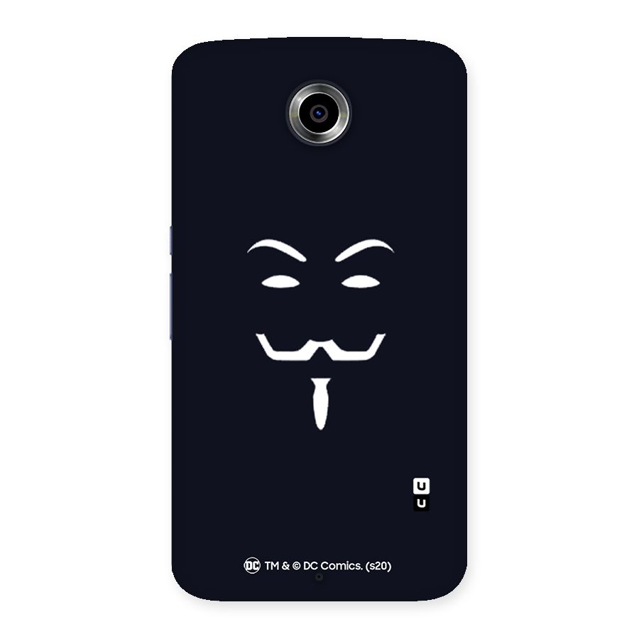 Minimal Anonymous Mask Back Case for Nexsus 6