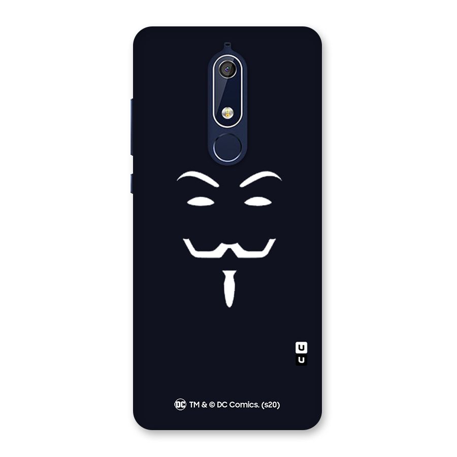 Minimal Anonymous Mask Back Case for Nokia 5.1