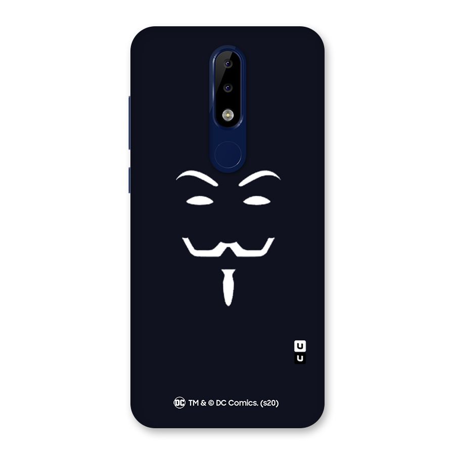 Minimal Anonymous Mask Back Case for Nokia 5.1 Plus
