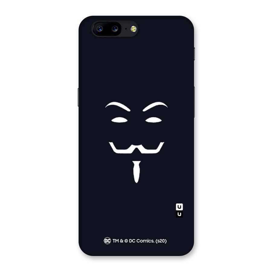 Minimal Anonymous Mask Back Case for OnePlus 5