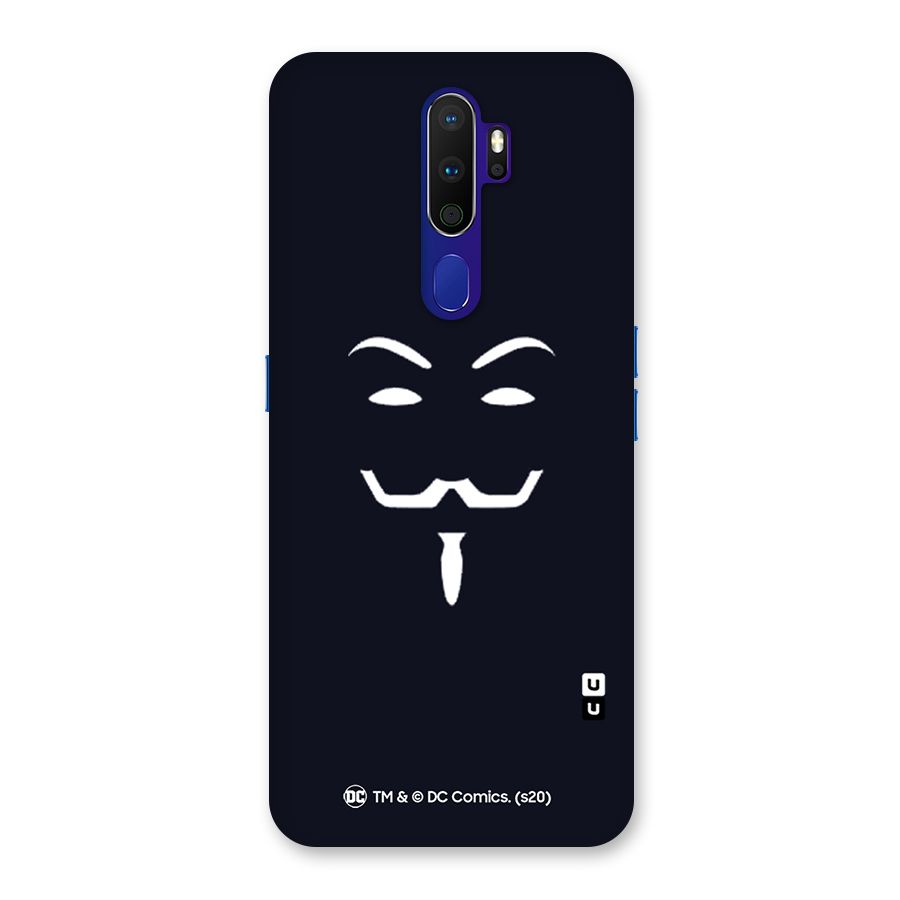 Minimal Anonymous Mask Back Case for Oppo A9 (2020)