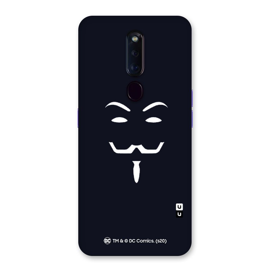 Minimal Anonymous Mask Back Case for Oppo F11 Pro